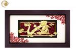 Tranh rồng dát vàng 24k ý nghĩa phong thủy văn phòng