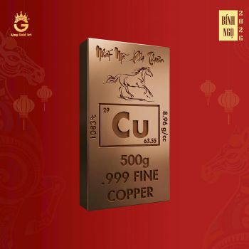 Thỏi đồng Mã đáo thành công 0.5kg