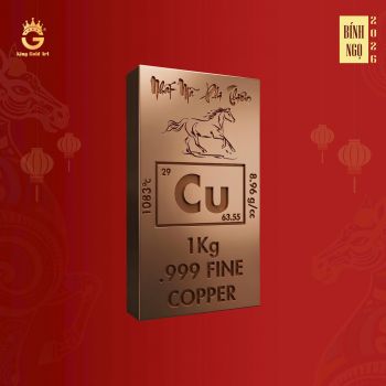 Thỏi đồng Mã đáo thành công 1kg